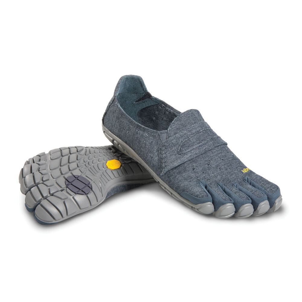 Vibram Fivefingers CVT-Hemp Erkek 5 Parmak Ayakkabı Lacivert/Gri,KB1640957